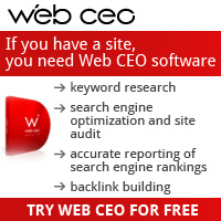 Try Web CEO SEO Software for free